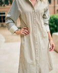 MASON'S DAUGHTER | Sutton Shirtdress, Multi Stripe