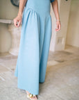 MASON by MASON'S DAUGHTER | Sloane Skirt, Hydrangea Blue Silk Moire