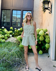MASONS DAUGHTER | Olivia Short, Green & Ivory Gingham