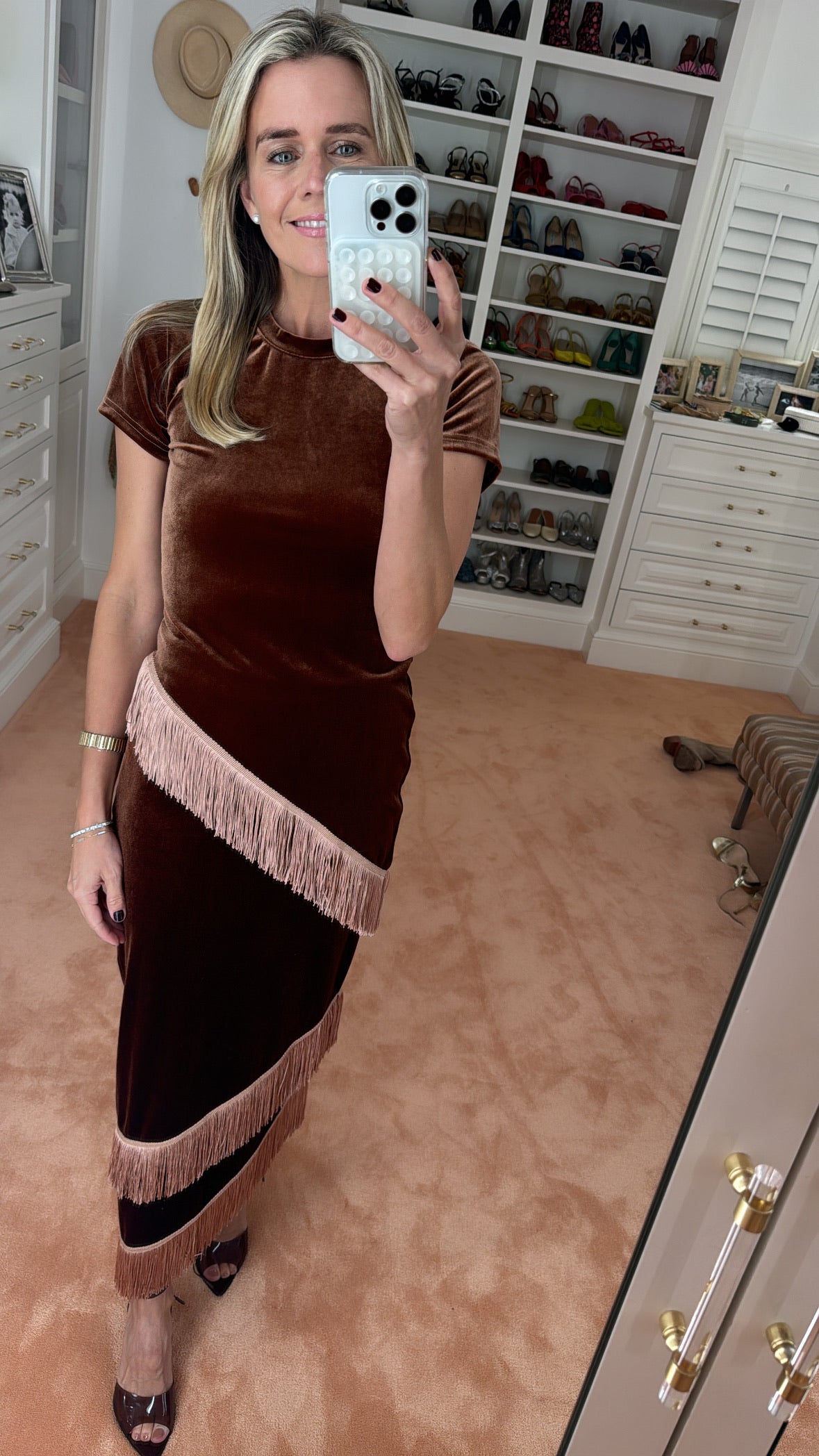 MASON'S DAUGHTER Molly Skirt, Velvet Fringe