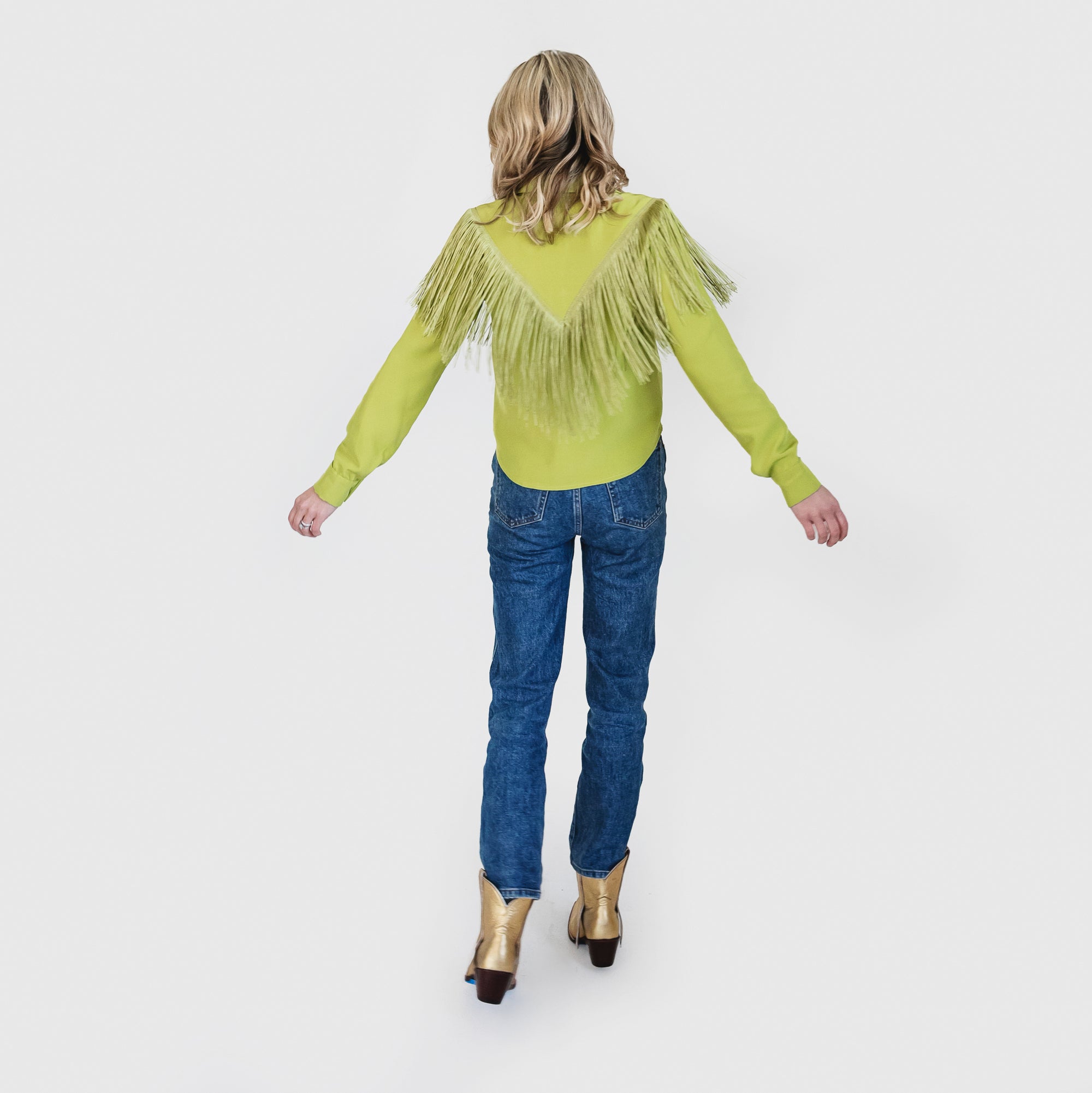 MASON by MASON'S DAUGHTER Natalie Western Fringe Top, CUSTOM COLOR