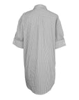 MASON'S DAUGHTER | Anna Dress, Black and White Striped Poplin