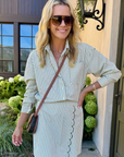 MASONS DAUGHTER | the Matthew Shirt, Olive & Ivory Striped