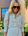 MASONS DAUGHTER | the Matthew Shirt, Olive & Ivory Striped