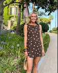 MASON'S DAUGHTER | Lacey Skirt, Cocoa Polka Dot