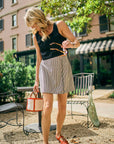 MASON'S DAUGHTER | Ellie Skirt, Black & Ivory Gingham