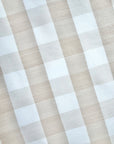 MASON'S DAUGHTER | Andrea Skirt, Sand/Ivory Shantung Gingham
