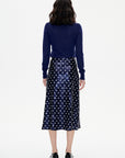 Jily Skirt, Blue Dotted Sequins