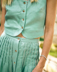 MASON'S DAUGHTER | Andrea Top, Sage Green