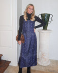 MASONS DAUGHTER | Margot Slip Dress, Navy Bandana