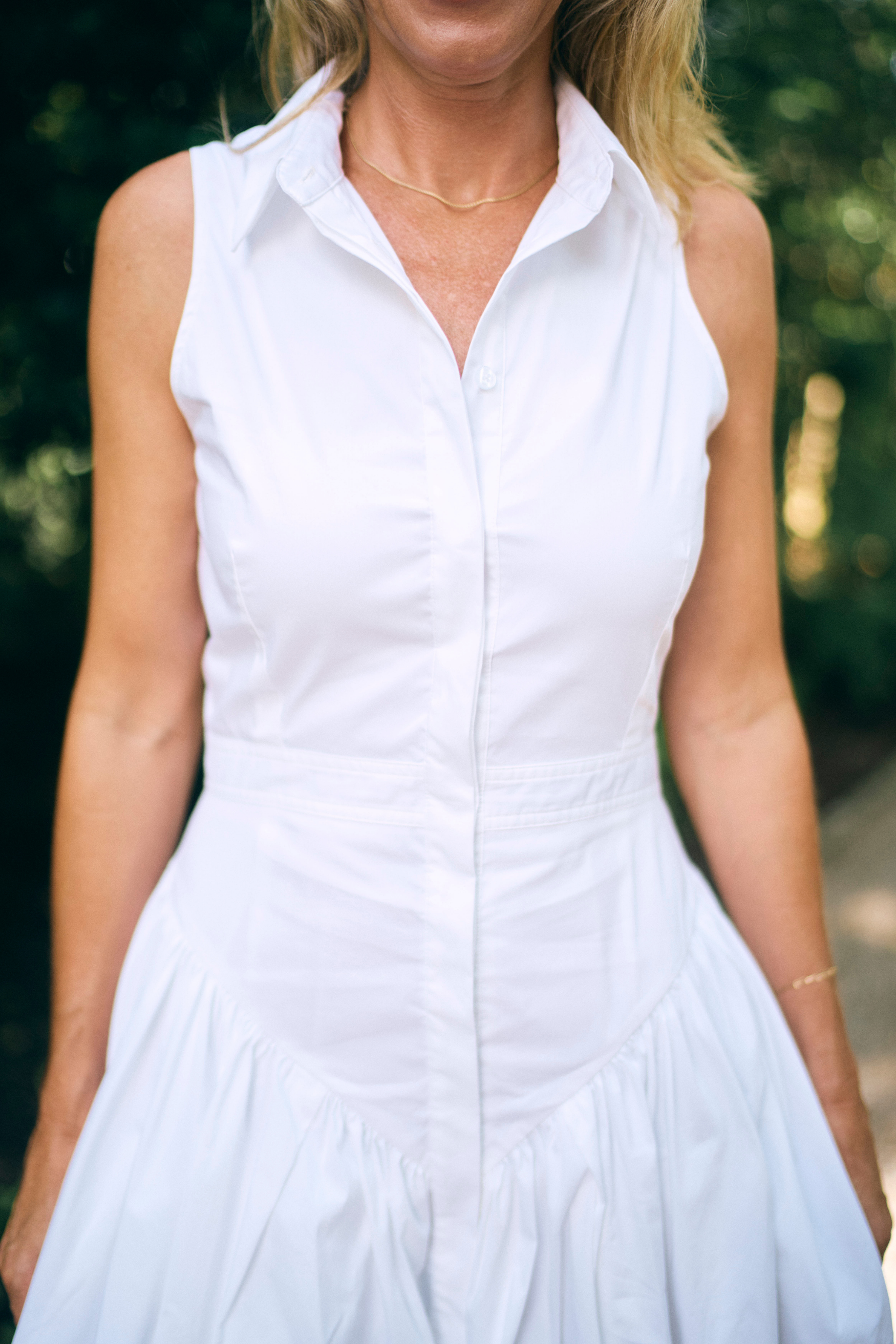 MASON'S DAUGHTER | Harper Shirtdress, White Poplin