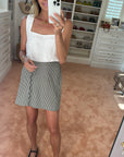 MASON'S DAUGHTER | Ellie Skirt, Black & Ivory Gingham