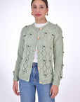 FANM MON Ava Cotton Button Front Cardigan