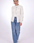 FANM MON Ava Cotton Button Front Cardigan