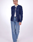 FANM MON Ava Cotton Button Front Cardigan