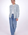 FANM MON Ava Cotton Button Front Cardigan