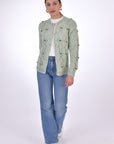 FANM MON Ava Cotton Button Front Cardigan