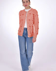 FANM MON Ava Cotton Button Front Cardigan