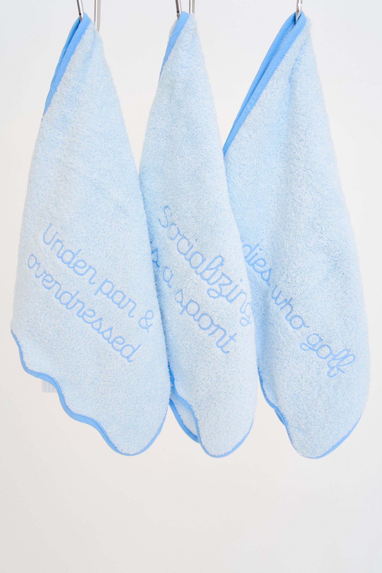 BYRDIE GOLF "Under Par & Overdressed" Golf Towel