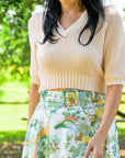 MASON'S DAUGHTER Maxi Skirt, Spring Chinoiserie
