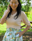 MASON'S DAUGHTER Cropped Melissa Sweater, Soft Pink