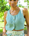 MASON'S DAUGHTER | Andrea Top, Sage Green