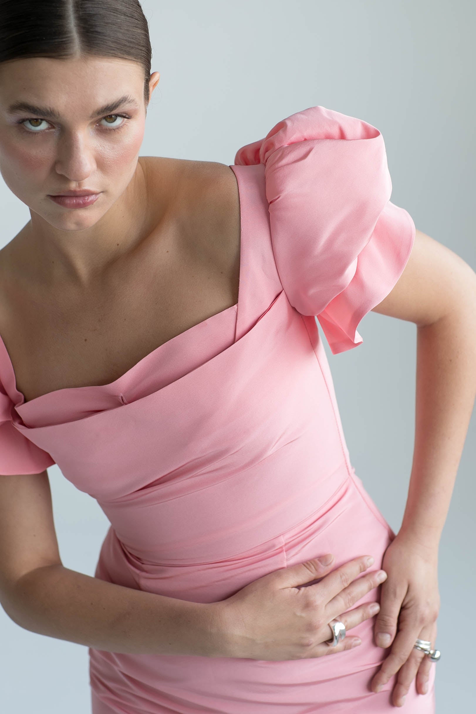 DAMARIS BAILEY Rosa Dress in Coral