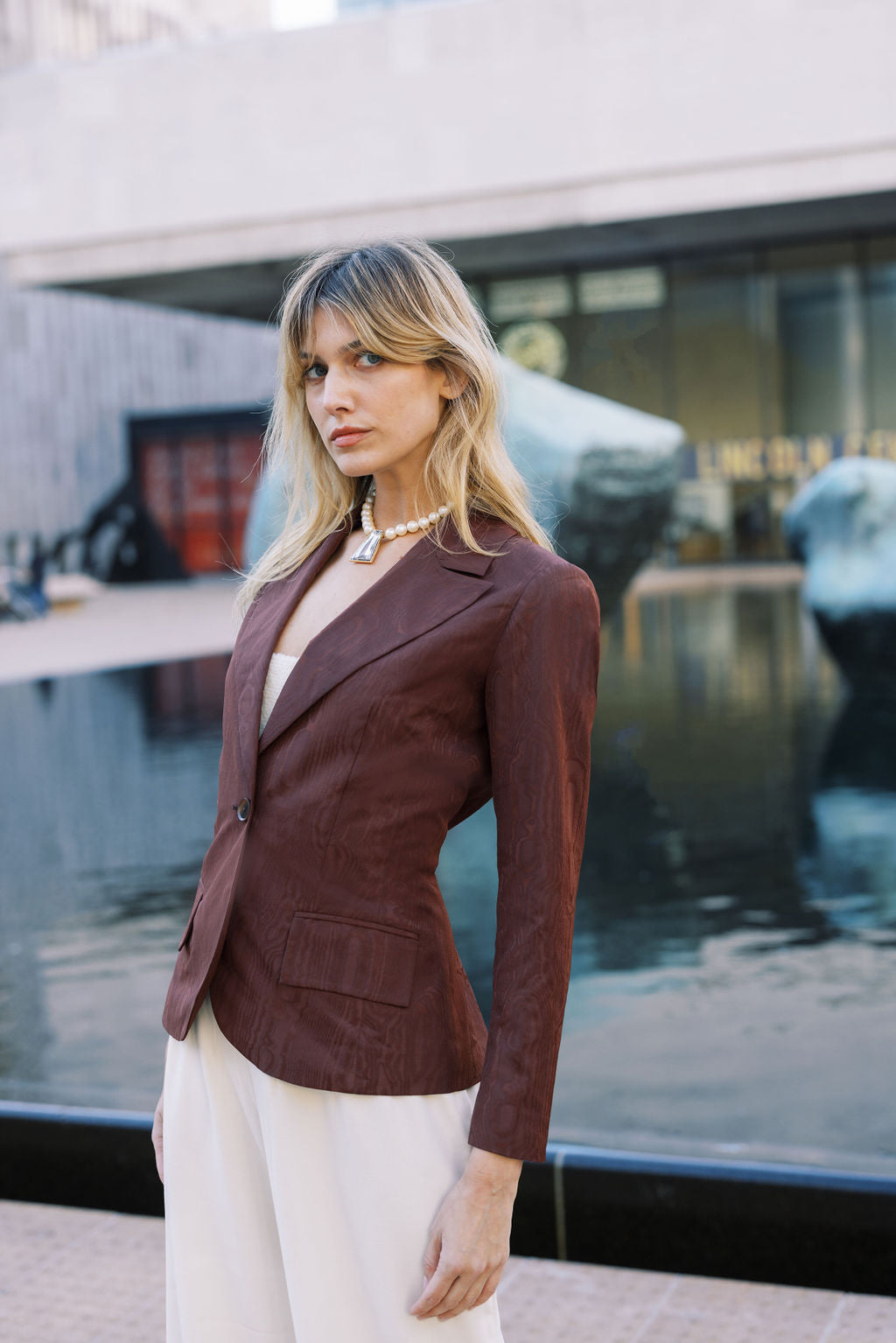 MASON'S DAUGHTER Tilly Jacket, Chocolate Brown Moire