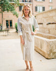 MASON'S DAUGHTER | Sutton Shirtdress, Multi Stripe