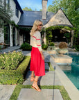 MASON'S DAUGHTER | Danielle Sweater, White Multi Striped Knit