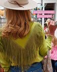 MASON by MASON'S DAUGHTER Natalie Western Fringe Top, CUSTOM COLOR