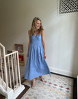 Finn Tie Dress, French Blue