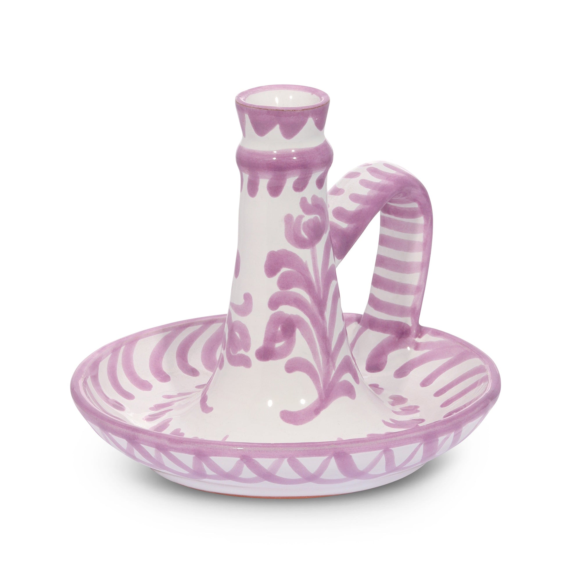 POMELO CASA Candlestick with hand painted designs