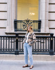 MASON'S DAUGHTER | Cocoa Cropped Coat, Sand Bandana