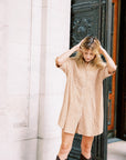 MASON'S DAUGHTER | Anna Dress, Burnt Orange Stripe