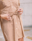 MASON'S DAUGHTER | Anna Dress, Burnt Orange Stripe