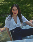 MASON'S DAUGHTER | Iris Top, White