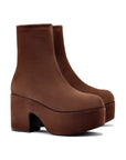 LARROUDE | Miso Boot In Brown Suede