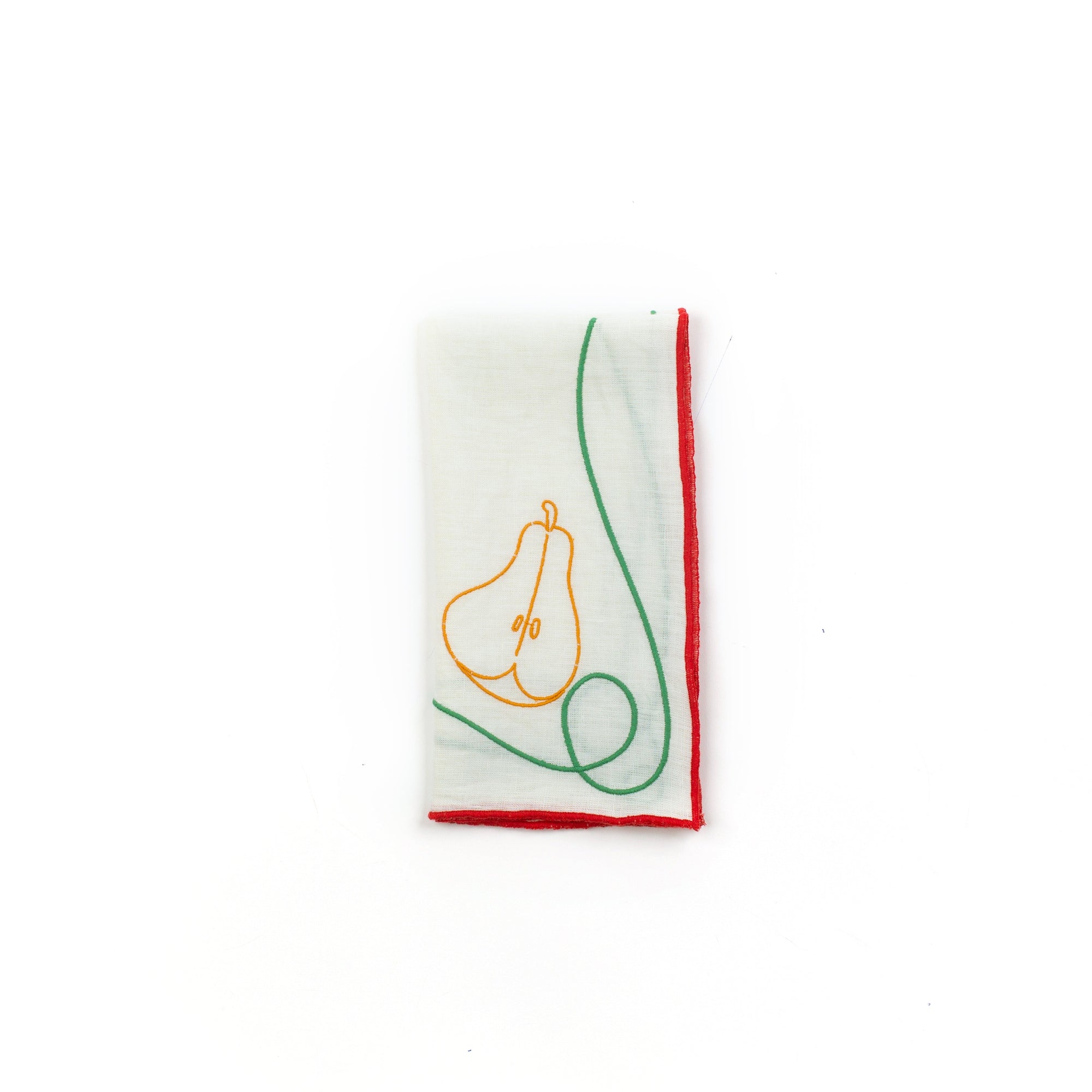 MISETTE Fête Embroidered Linen Napkins (Set of 4)