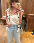 MASON'S DAUGHTER | Danielle Sweater, Cream Multi Striped Knit