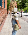 MASON'S DAUGHTER | Danielle Sweater, Cream Multi Striped Knit