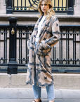 MASON'S DAUGHTER | Coco Robe Coat, Cream Bandana Print