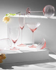 CASKATA Quinn White Wine Glasses, Rose Set of 2