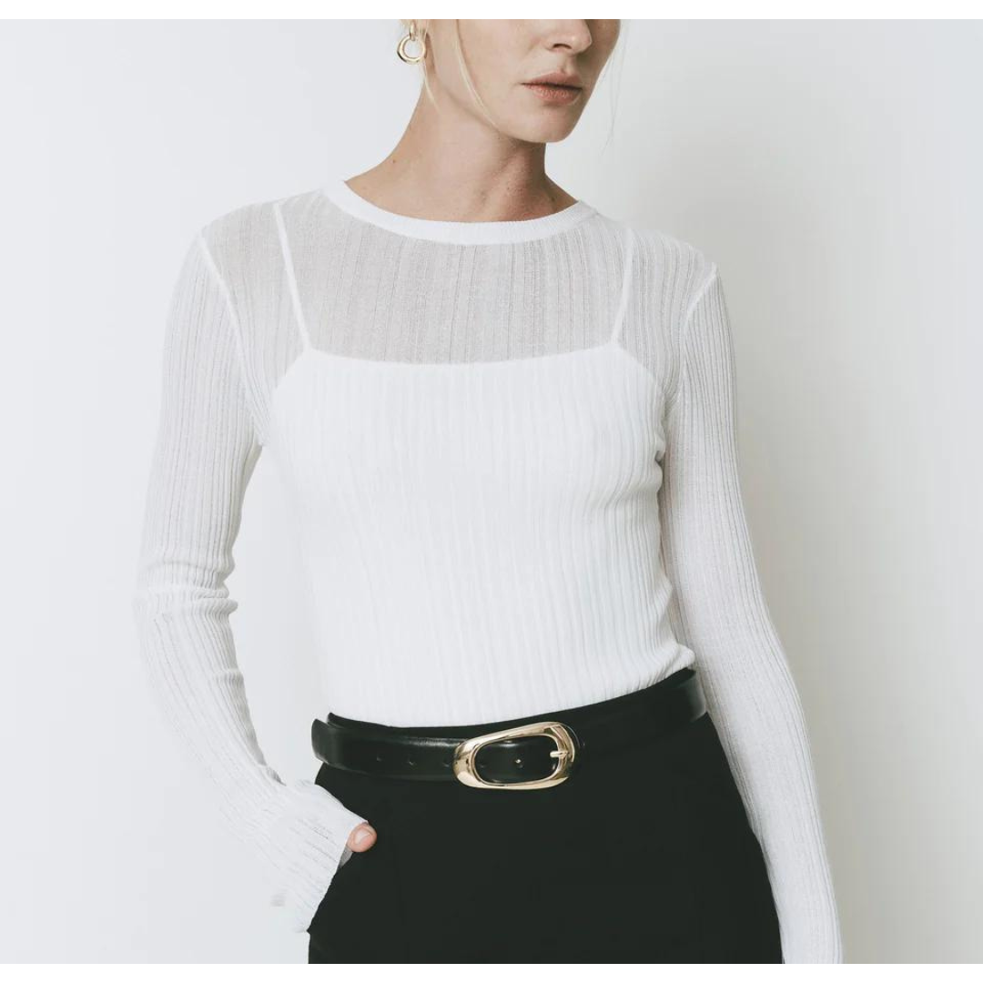 Iris Sweater, Ivory