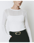 Iris Sweater, Ivory
