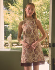 MASON'S DAUGHTER | Savannah Dress, Brown Jacquard