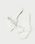 Hadley Bow Sandal, White