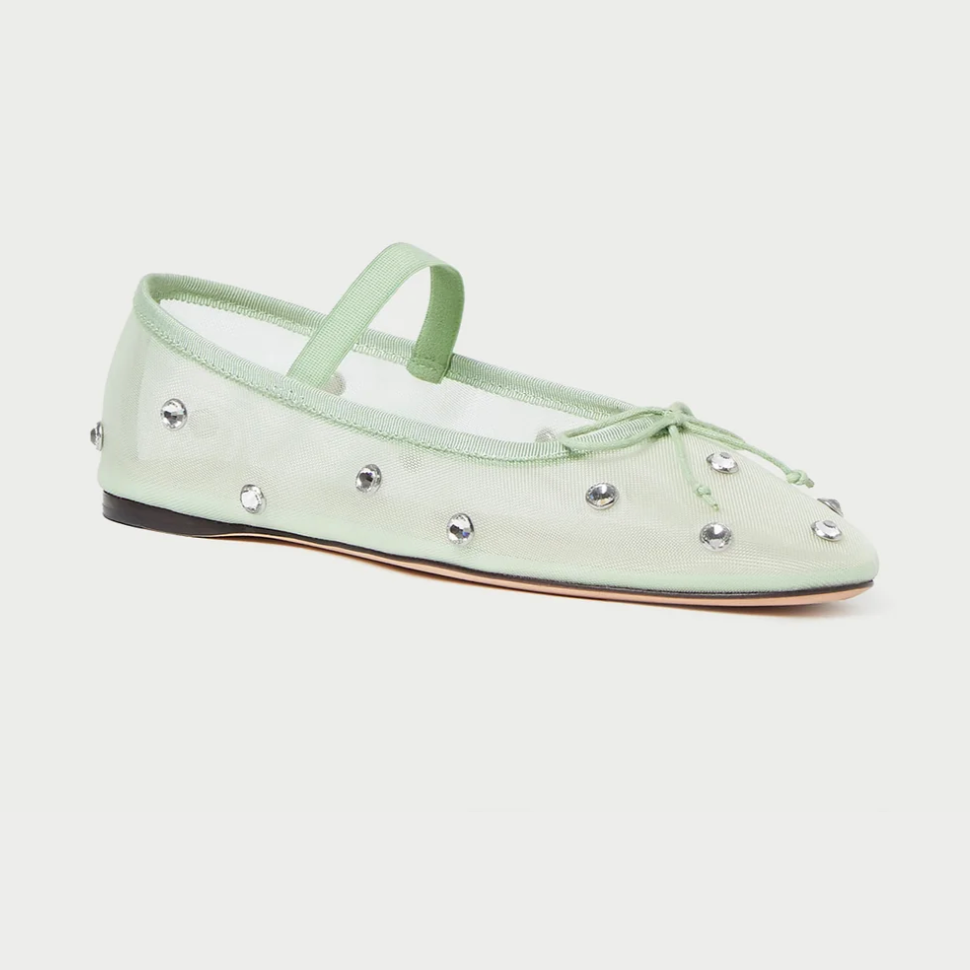Clear sales ballet flats