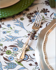 Mignonette Tablecloth, Blue Floral