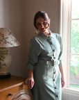 MASON'S DAUGHTER | Miller Dress, Mint Suede